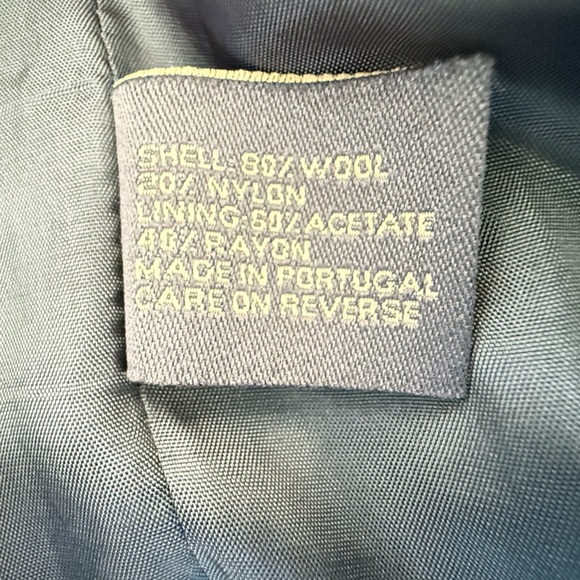 Vintage Structure Wool Blend Blazer Men’s XL– Made in Portugal Houndstooth 90s - Picture 10 of 13